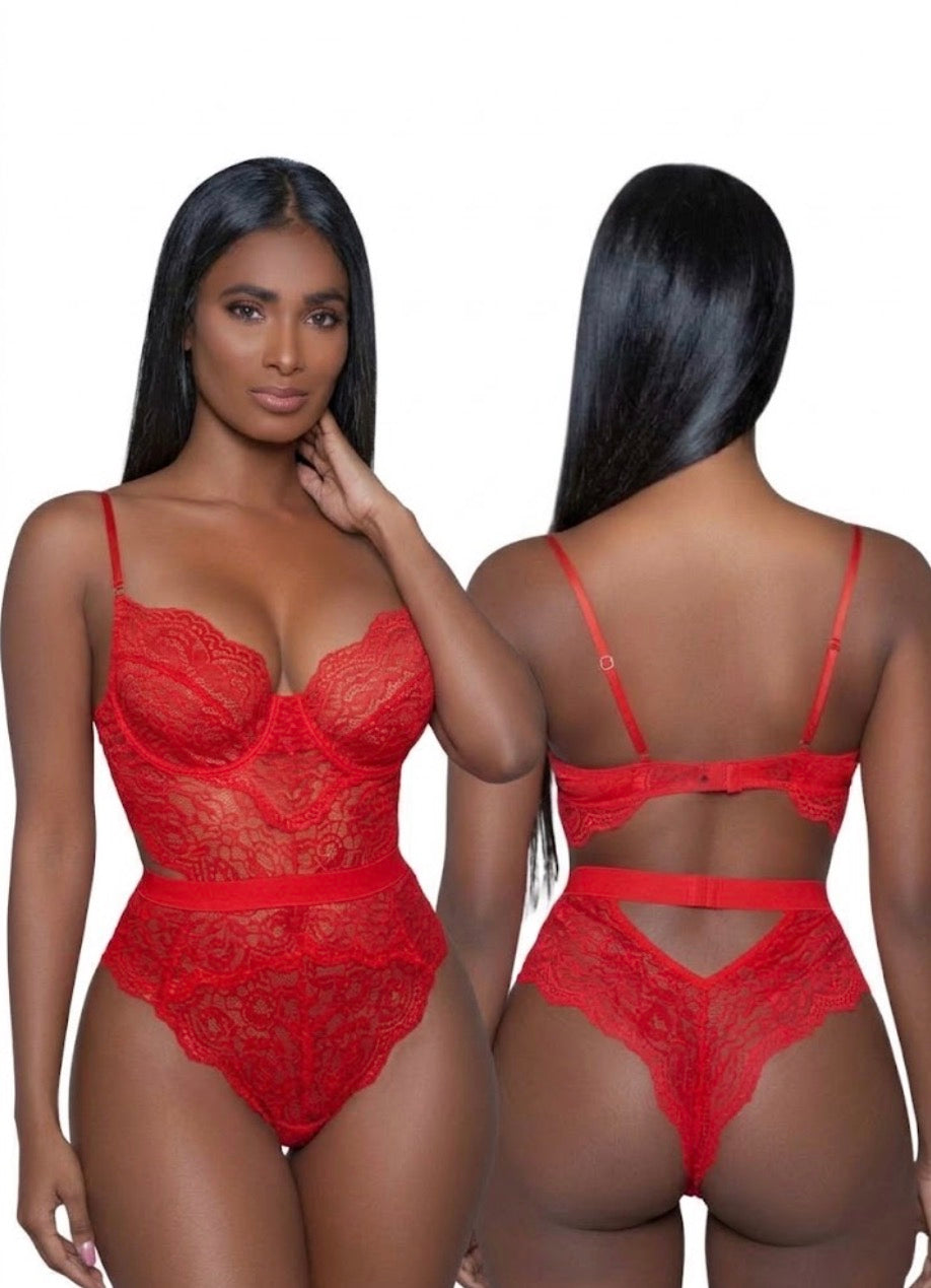 Naughty Red Cut Out