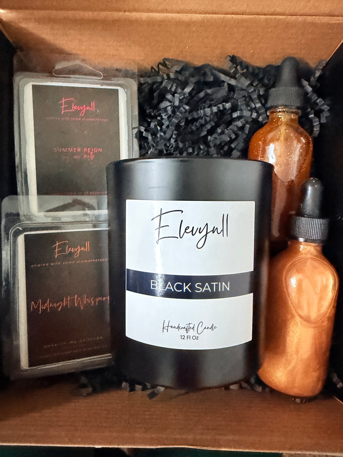 Midnight Satin Set
